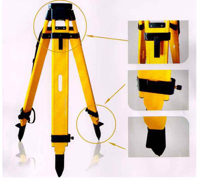 S21 Fiberglass/Wooden total station tripod